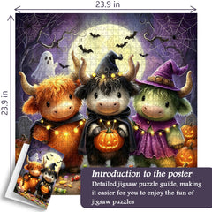 Halloween Calves Jigsaw Puzzle 1000 Pieces