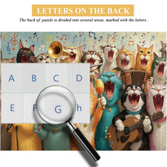 Joyful Cat Concert Jigsaw Puzzle 1000 Piece