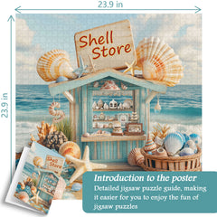 Seaside Shell Shop Jigsaw Puzzle 1000 Pieces