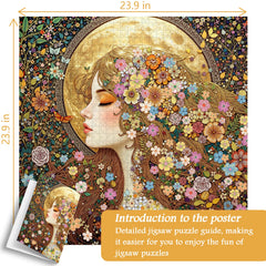Wildflower Muse Jigsaw Puzzle 1000 Piece