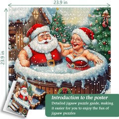 Christmas Hot Spring Time Jigsaw Puzzle 1000 Pieces