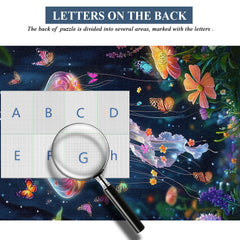 Floral Jellyfish Jigsaw Puzzles 1000 Pieces