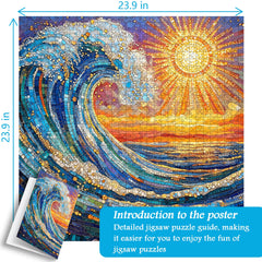 Sunshine and Waves Jigsaw Puzzle 1000 Pieces
