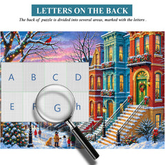 Snowy Town Jigsaw Puzzle 1000 Piece