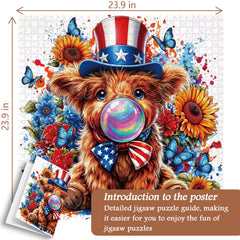 Patriotic Bubbles Jigsaw Puzzle 1000 Pieces