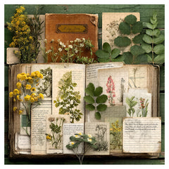 Vintage Botanical Diary Jigsaw Puzzle 1000 Pieces