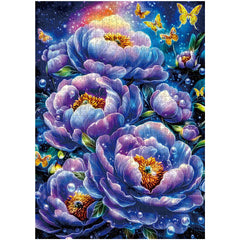 Puzzle „Funkelnde Blumen“, 1000 Teile
