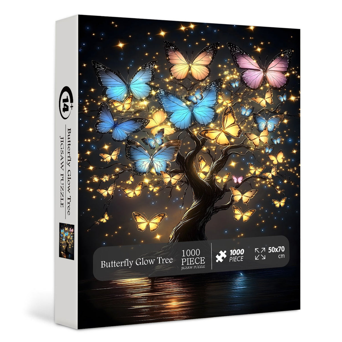 Butterfly Glow Tree Jigsaw Puzzle 1000 Pieces