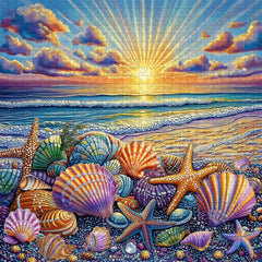 Puzzles en forme de coquillages côtiers 1000 pièces