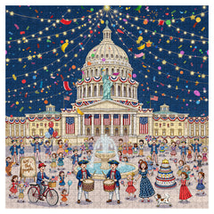 Puzzle de 1000 pièces Feux d'artifice et liberté