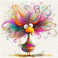 Exploding Bird Jigsaw Puzzle 1000 Pieces