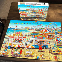 Seaside Amusement Park Jigsaw Puzzle 1000 Pieces