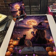 Moonlit Witch Jigsaw Puzzle 1000 Pieces