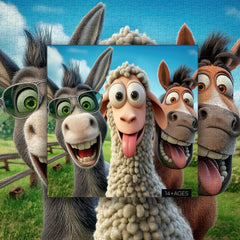 Laughing Ranch Jigsaw Puzzle 1000 Pieces