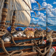 Nautical Cat Jigsaw Puzzle 1000 Piece