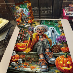 Puzzle selfie effrayant de 1000 pièces