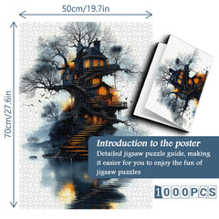 The Village Tree Jigsaw Puzzle 1000 Piece