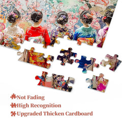 Elegant Kimono Puzzle en Bois 1000 Pièces