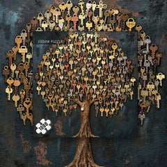 Key Tree Jigsaw Puzzle 1000 Pieces