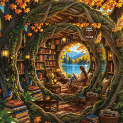 Autumn Book House Jigsaw Puzzle 1000 Piece