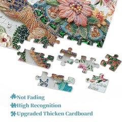 Floral Turtle Dance Jigsaw Puzzle 1000 Pieces