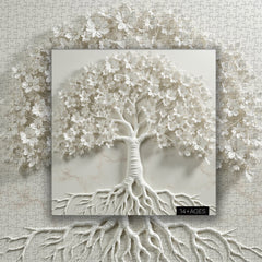 Tree Of Whiteness Jigsaw Puzzle 1000 Pieces