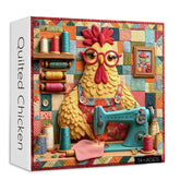 Quilted Chicken Jigsaw Puzzle 1000 Pieces