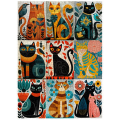 Puzzle d'art de Chats 1000 Pièces