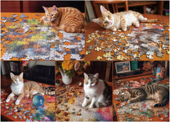 Puzzle Jigsaw Pawzzle Pounce 1000 Pièces