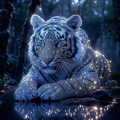 Starlit Tiger Jigsaw Puzzle 1000 Pieces