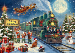 Christmas Train Puzzle de 1000 pièces