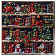Christmas Puzzle de Bibliothèque de Noël 1000 pièces