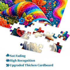 Rainbow Gnome Jigsaw Puzzle 1000 Piece