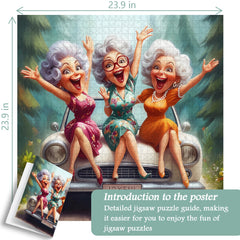 Vintage Joy Ride Jigsaw Puzzle 1000 Pieces