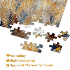 Quilled Twin Eagles Jigsaw Puzzle 1000 Pieces
