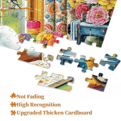 Colorful Threads Weave Spring Jigsaw Puzzle 1000 Pieces