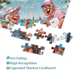 Grandma & Gramp BBQ Jigsaw Puzzle 1000 Piece