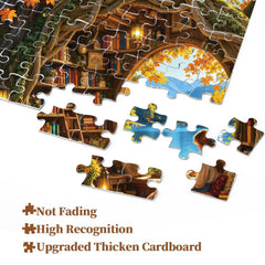 Autumn Book House Jigsaw Puzzle 1000 Piece