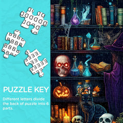 The Witch's Shelf Jigsaw Puzzle 1000 Pieces