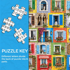 Vibrant Window Life Jigsaw Puzzle 1000 Piece