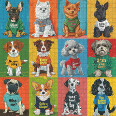 Puzzle de chiens adorables 1000 pièces