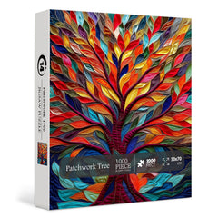 Patchwork Tree Jigsaw Puzzle 1000 Piece