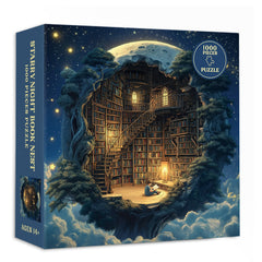 Starry Night Book Nest Jigsaw Puzzle 1000 Pieces