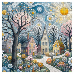 Rotating Light Town Jigsaw Puzzle 1000 Pieces