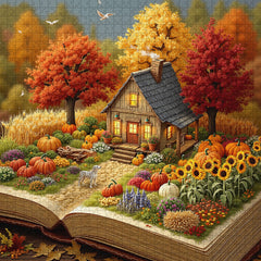 Autumn Storybook Jigsaw Puzzle 1000 Pieces