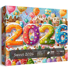 Sweet 2026 Puzzle en bois 1000 pièces