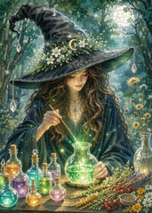 Spirit Moon Witch Jigsaw Puzzle 1000 Piece