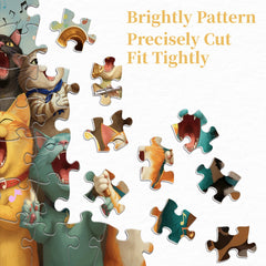Joyful Cat Concert Jigsaw Puzzle 1000 Piece