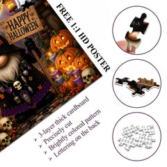 Gnome Night Jigsaw Puzzle 1000 Pieces