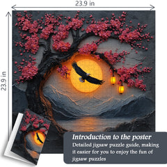 Eagle Sunset Dreams Jigsaw Puzzle 1000 Pieces